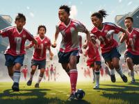 关于热闹的足球赛事，球场气氛热血激情的信息